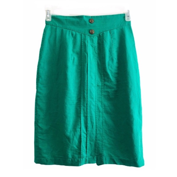 Vintage green skirt - Picture 1 of 6